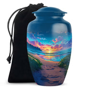 Beautiful Sunset Beach Funeral Urn - product image 1