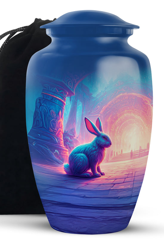 Magical Rabbit Memorial Urn - Cremation Urn For Human Ashes
