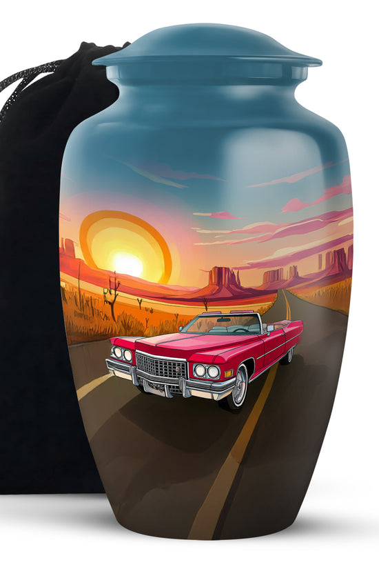 Vintage Car Urn for Ashes - Premium Funeral Urn For Dad