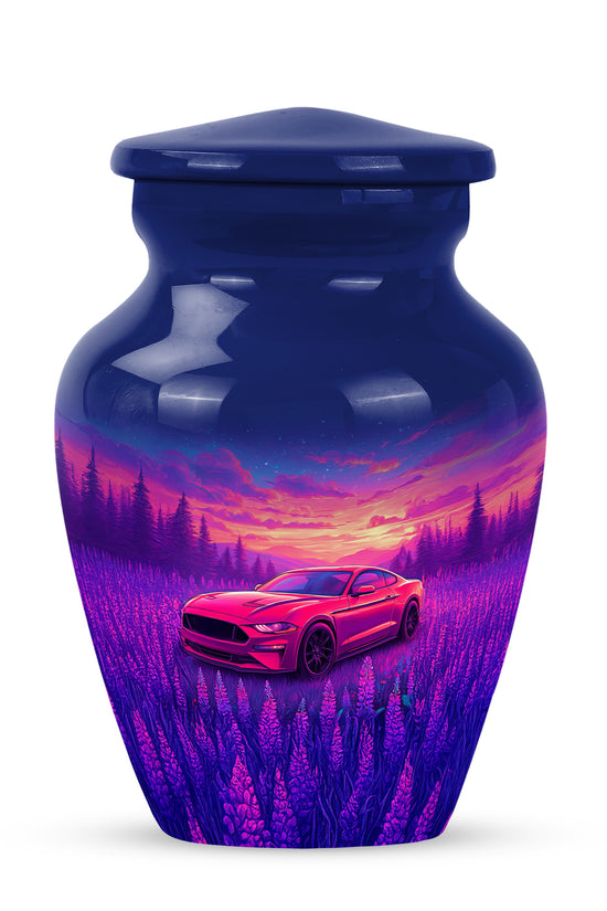 Regal Car Memorial Cremation Urns - Blue 10-inch, 200 cu in - Karyliz
