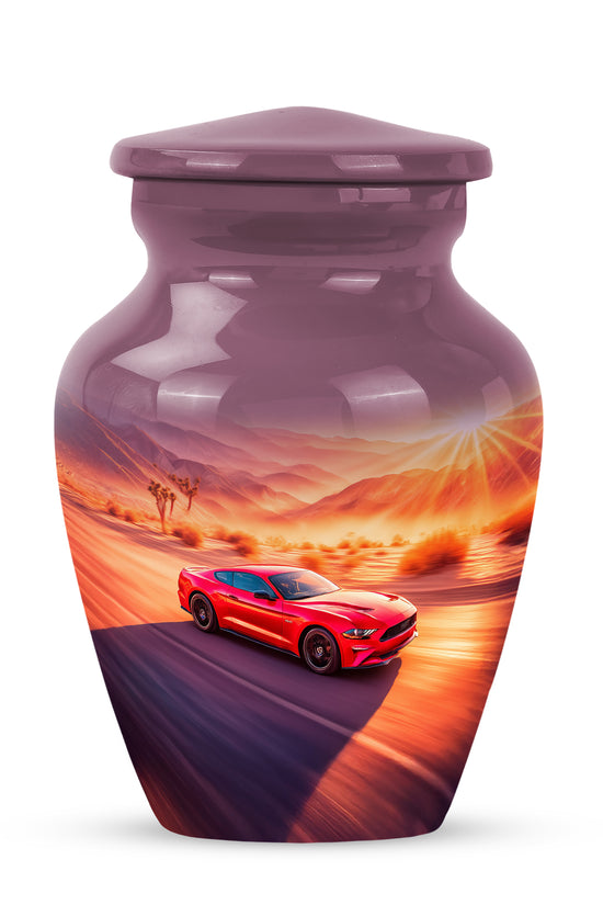 Pink Car Cremation Urns - Imperial Sentinel 10-inch, 200 cu in - Karyliz