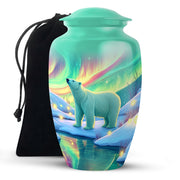 Polar Bear Memorial Urn - Cremation Urn For Adults Ashes