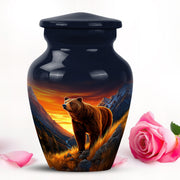 Blue Bear Devotion Cremation Urns for Human Ashes - 10-inch, 200 cu in - Yatskia