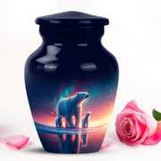 Blue Bear Tribute Cremation Urns for Human Ashes - 10-inch, 200 cu in - Yatskia