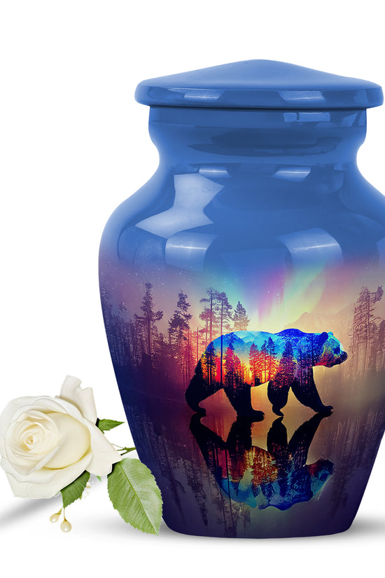 Blue Bear Cremation Urns - Opulent Haven 10-inch, 200 cu in - Yatskia