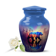 Blue Bear Cremation Urns - Opulent Haven 10-inch, 200 cu in - Yatskia