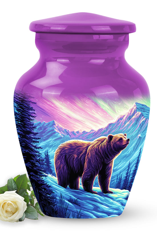 Pink Bear Cremation Urns - Honored Devotion 10-inch, 200 cu in - Yatskia