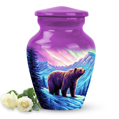 Pink Bear Cremation Urns - Honored Devotion 10-inch, 200 cu in - Yatskia