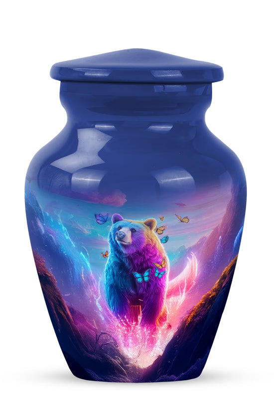 Blue Bear Cremation Urns - Honored Tribute 10-inch, 200 cu in - Yatskia