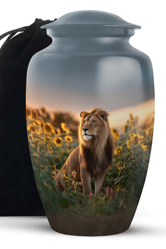 King Lion Cremation Urn - Sunrise Memorial Urns For Human Ashes