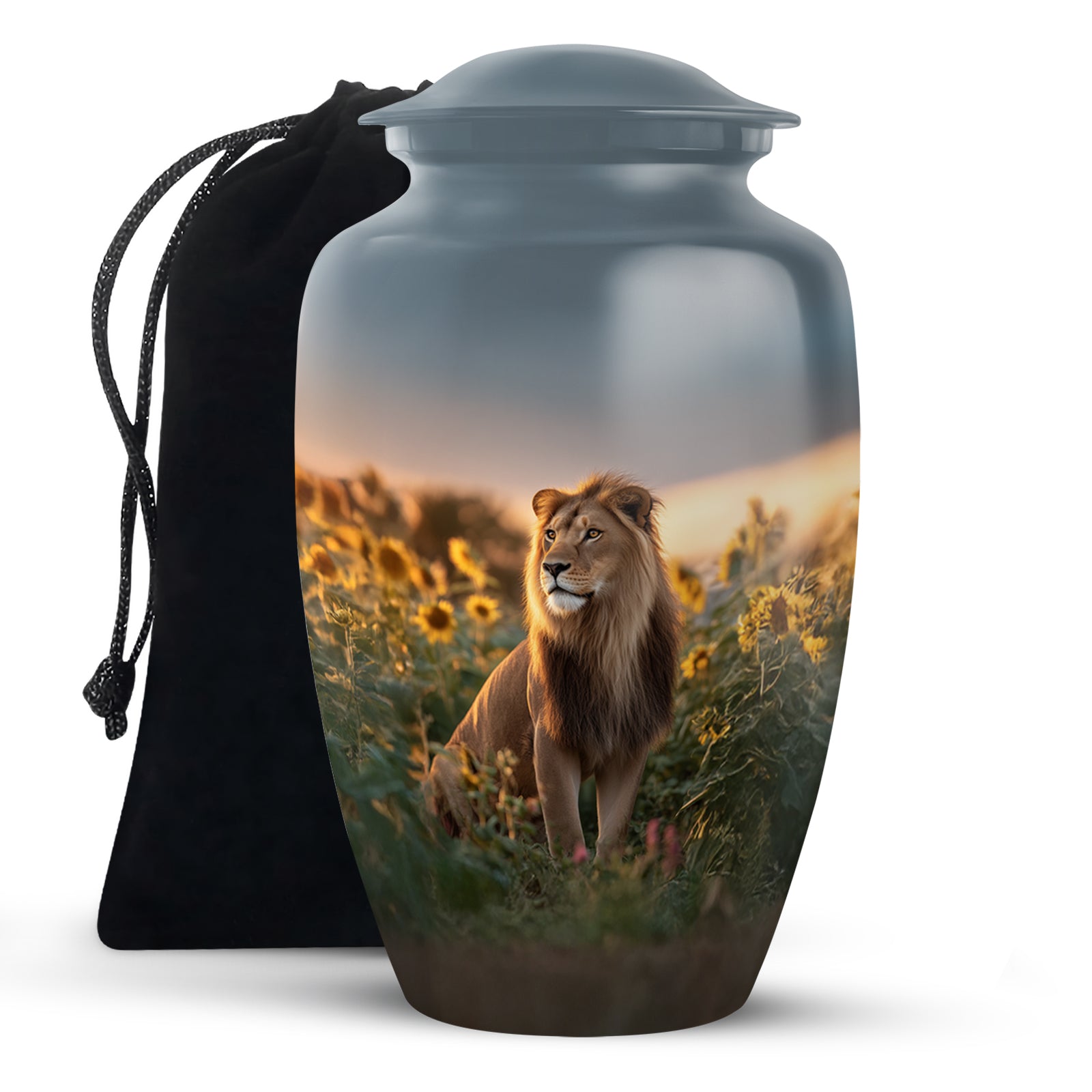 King Lion Cremation Urn - Sunrise Memorial Urns For Human Ashes