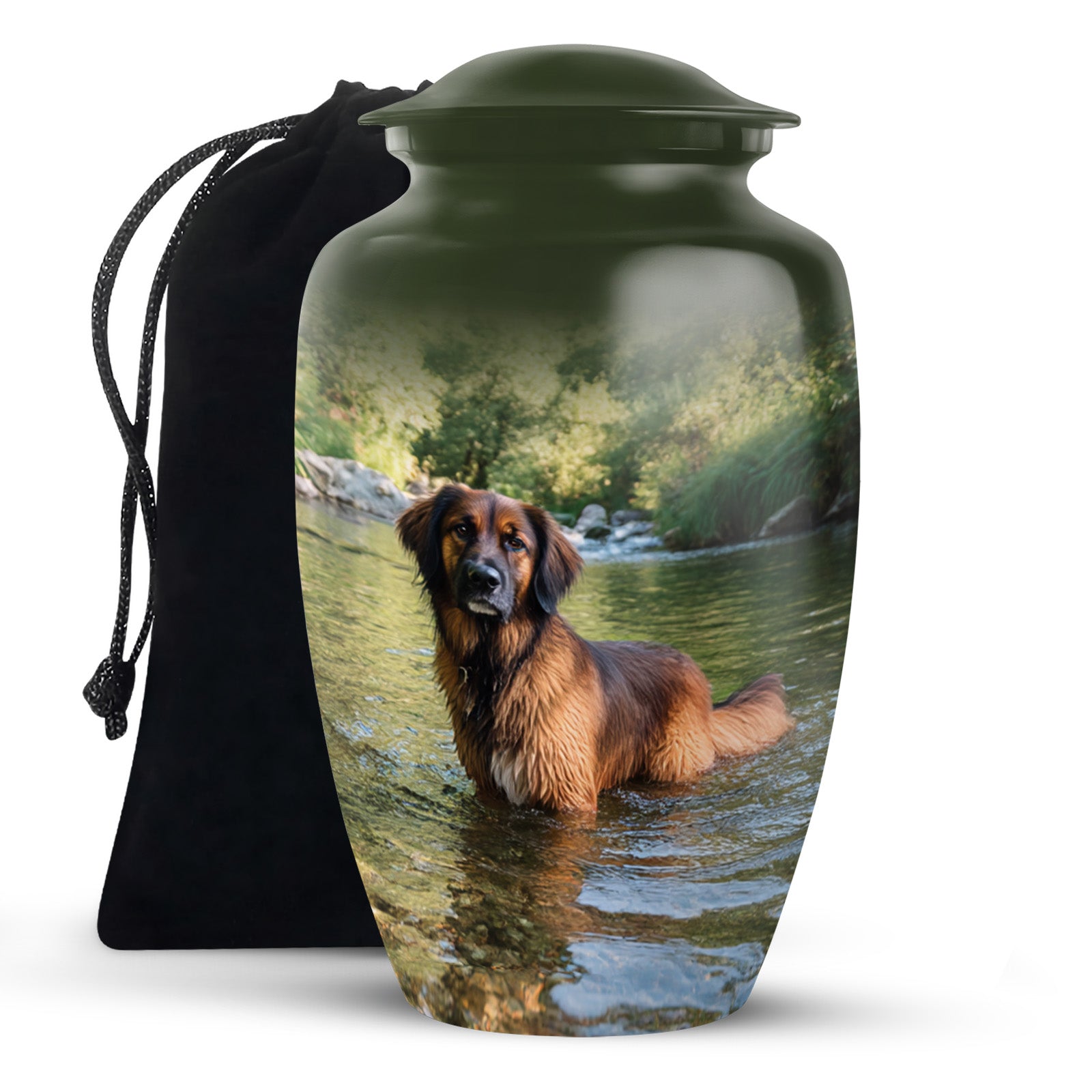 Beautiful Lake Scenic Urn - Personalized Urns For Dog Ashes