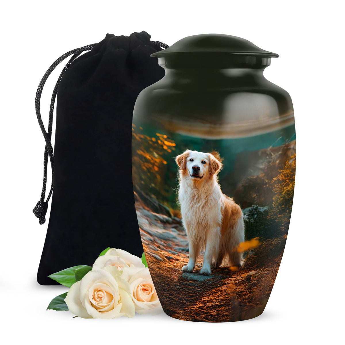 Golden Retriever Urns For Pet Dog - Dog Cremation Urns For Sale