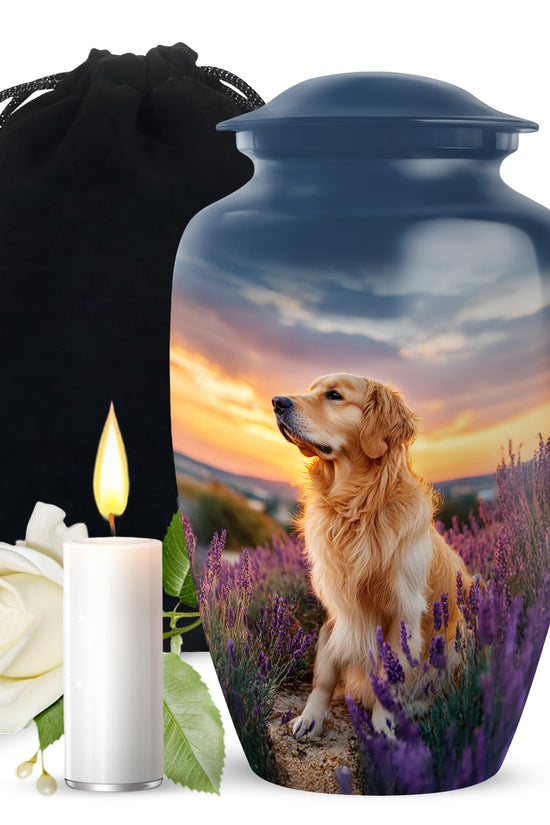 Golden Retriever Funeral Urn - Pet Cremation Urn For Ashes