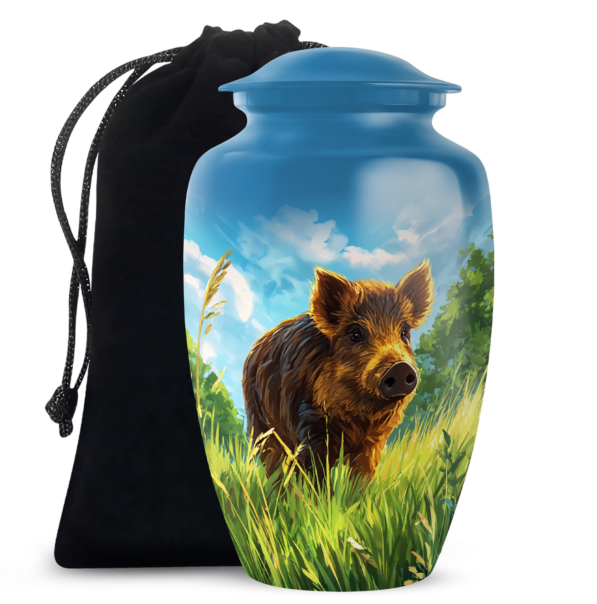 Brown Pig Cremation Urns - Beautiful Nature Memorial Urns For Burial