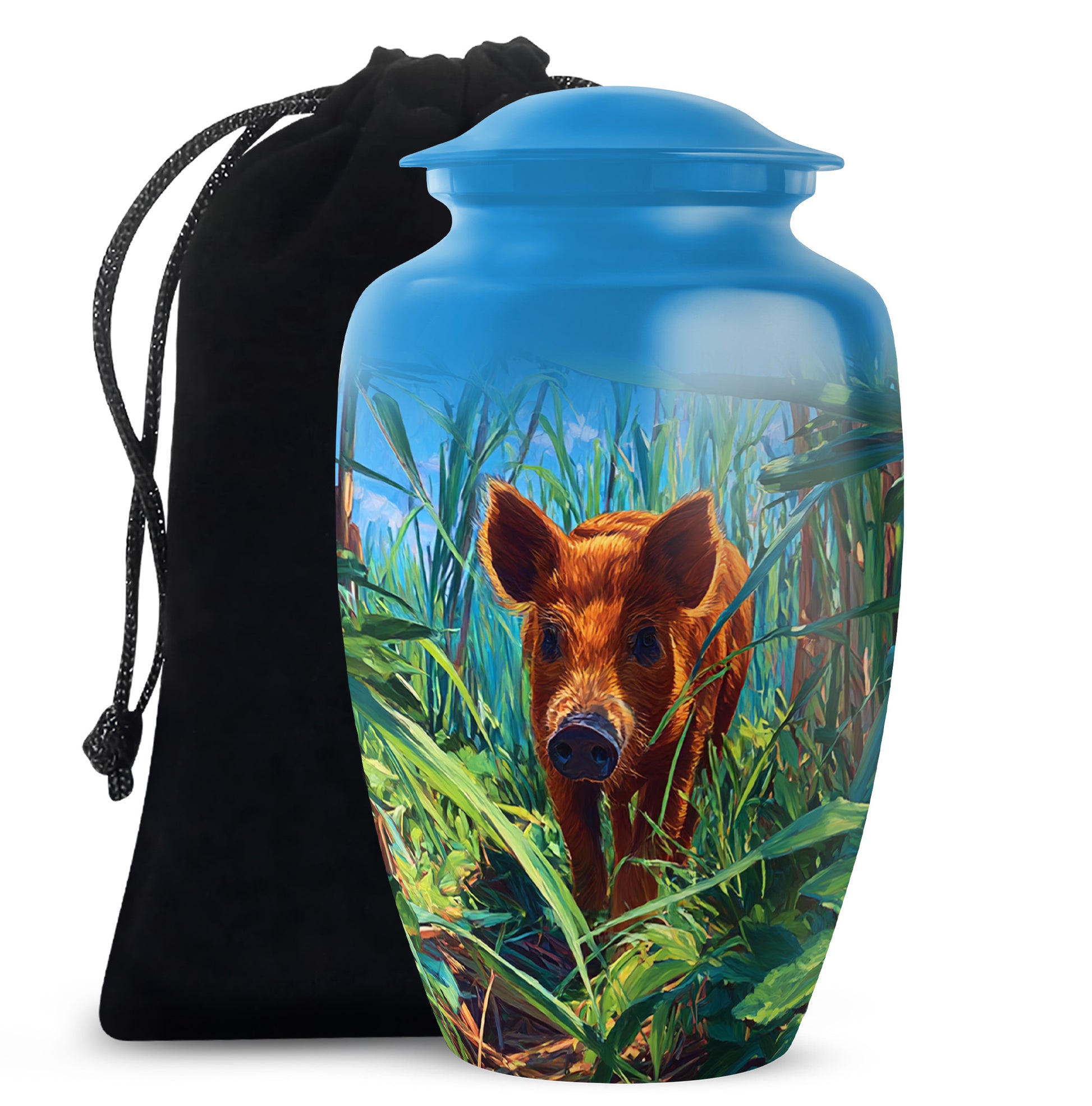 Pig Jungle Memorial Urn - Artistic Cremation Urns For Loved Ones
