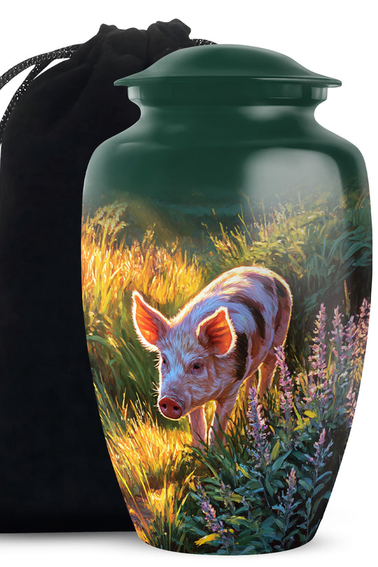 Pig Artistic Memorial Urn - Cremation Urns For Male & Female