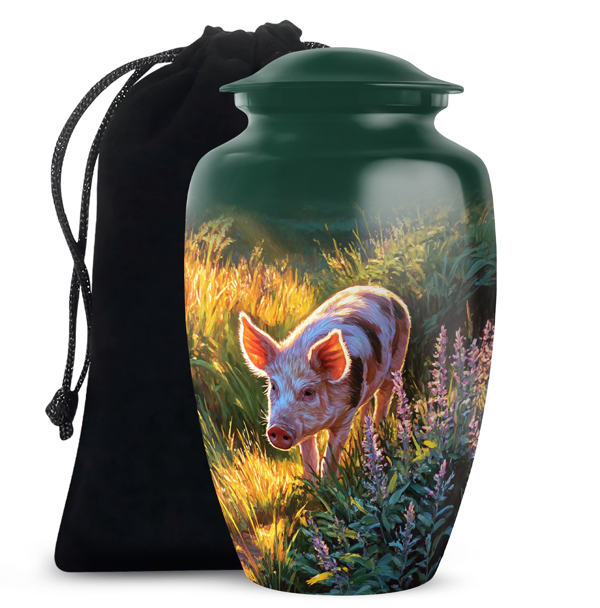 Pig Artistic Memorial Urn - Cremation Urns For Male & Female
