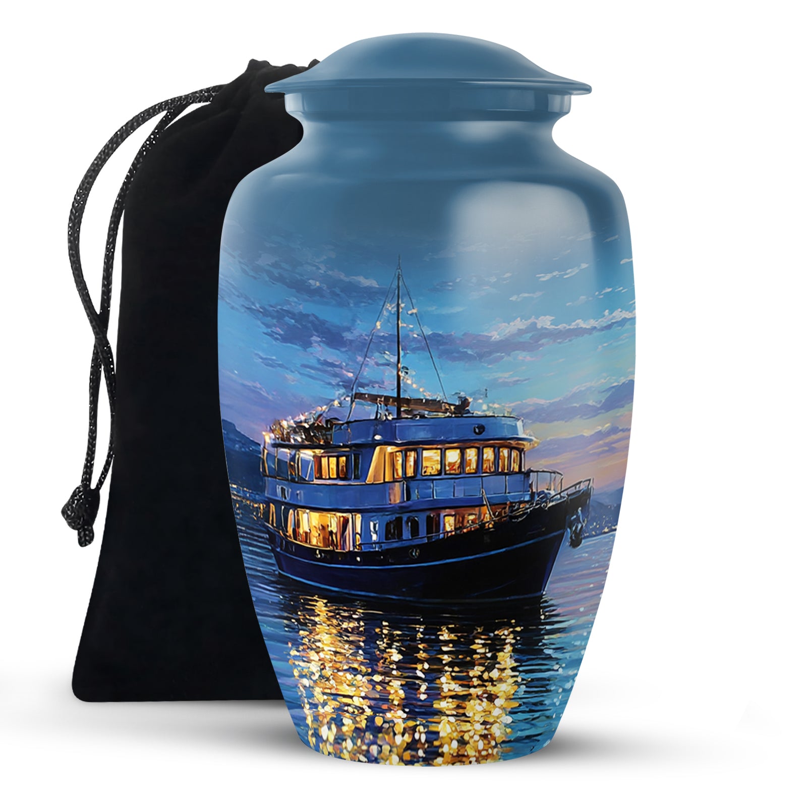 Luxury Yacht Cremation Urns - Ocean Funeral Urns For Mother & Father