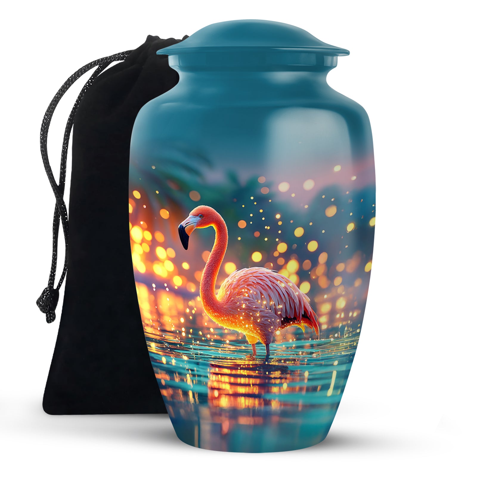Flamingo Scenic Urn - Beautifully Designed Urns For Human Ashes