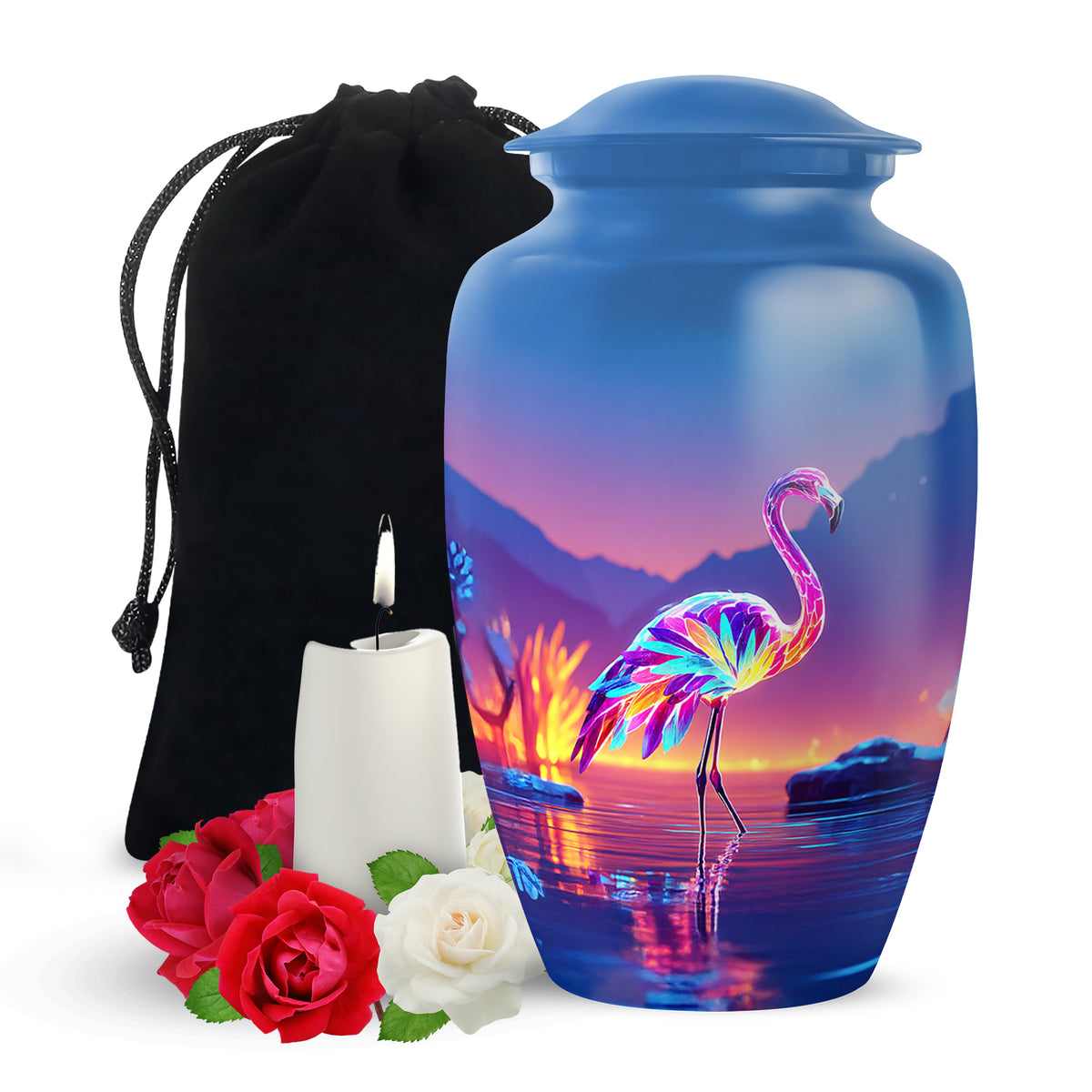 Beautiful Artistic Cremation Urn - Containers for Human Ashes