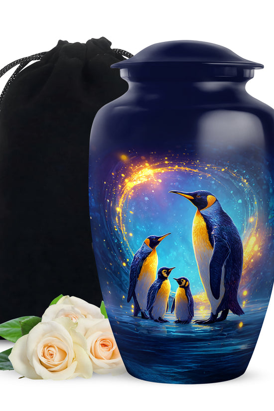 Penguin Urn For Ashes - Cremation Urn For Human Ashes