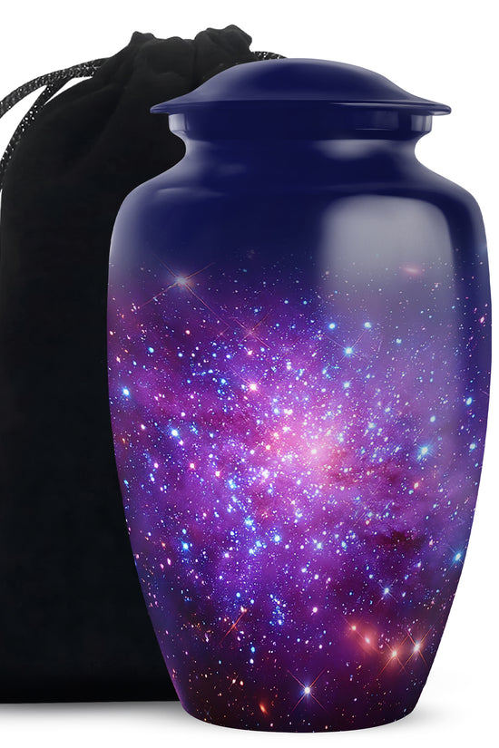 Galaxy Theme Cremation Urn - Funeral Urn For Male & Female