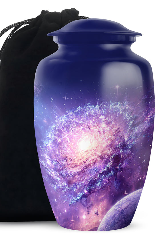 Space Galaxy Funeral Urn - Cremation Urn For Loved Ones