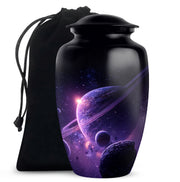 Space Planet Memorial Urn - Galaxy Funeral Urn For Burial