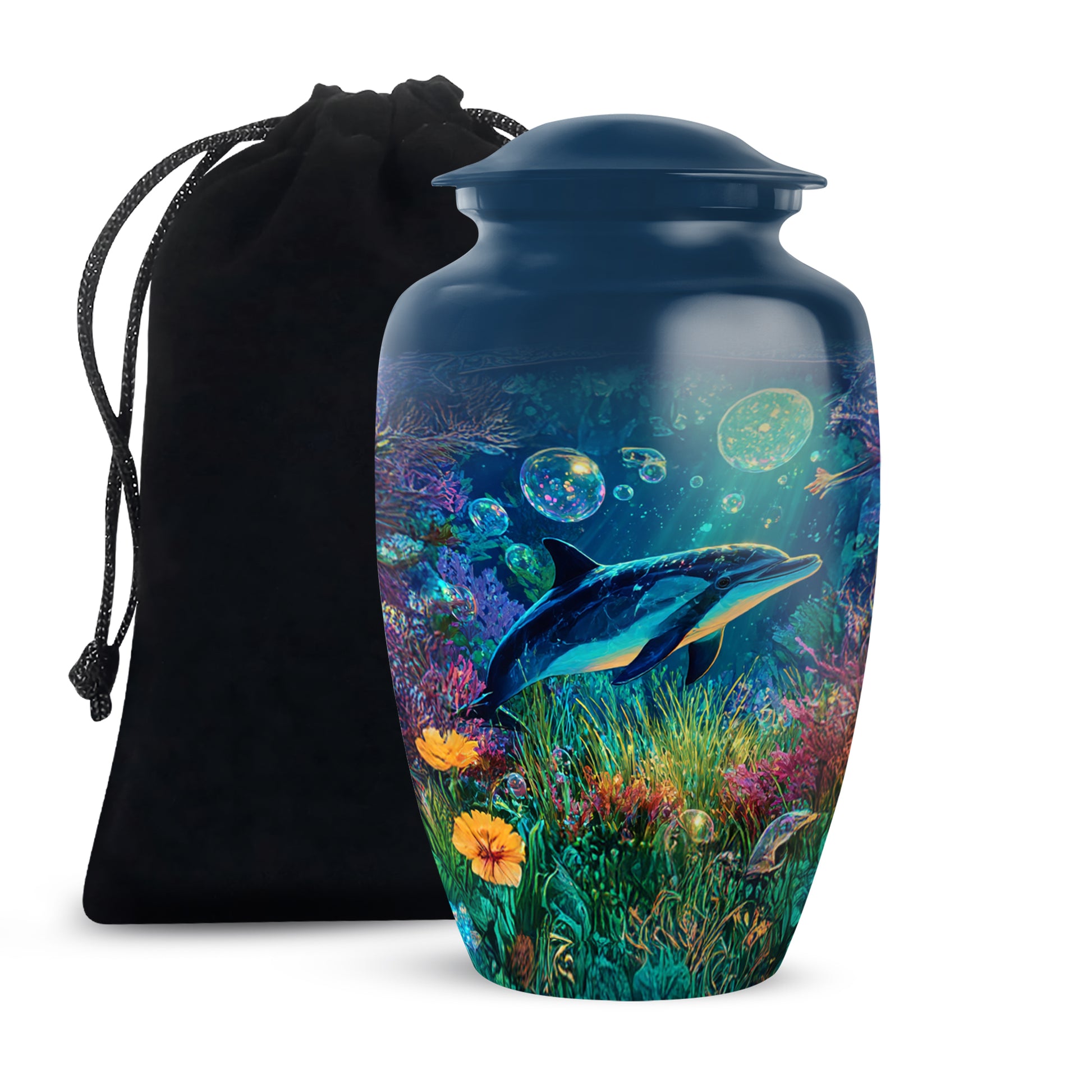 Deep Ocean Funeral Urn - Beautiful Cremation Urn For Burial