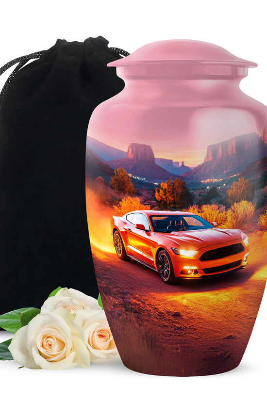 Muscle Car Ashes Urn For Men - Offroad Driving Cremation Urn