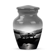 Personalized Eternal Car Cremation Urns - Gray 10-inch, 200 cu in - Karyliz