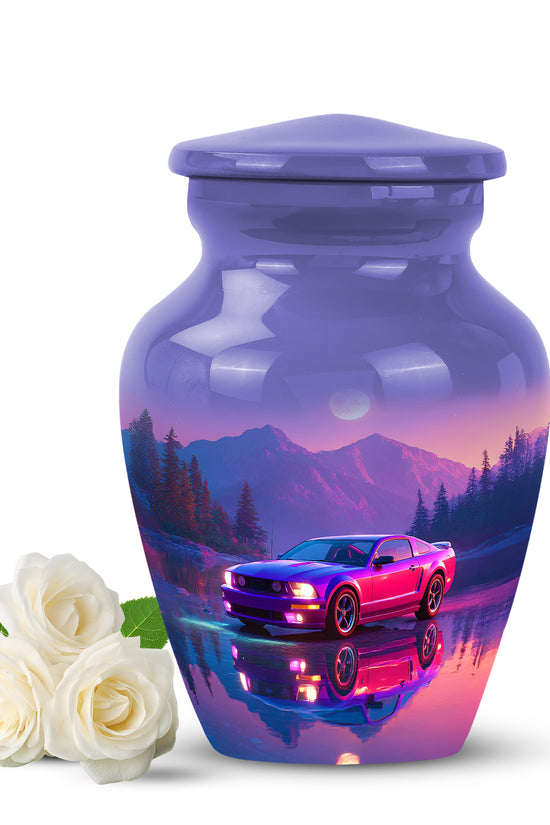 Regal Car Memorial Cremation Urns - Blue 10-inch, 200 cu in - Karyliz