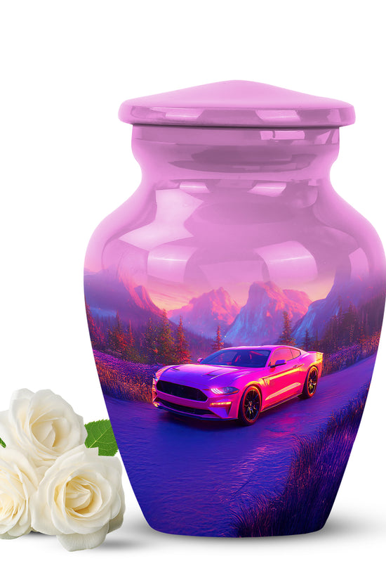 Harmonious Car Cremation Urns for Human Ashes - Pink 10-inch - Karyliz