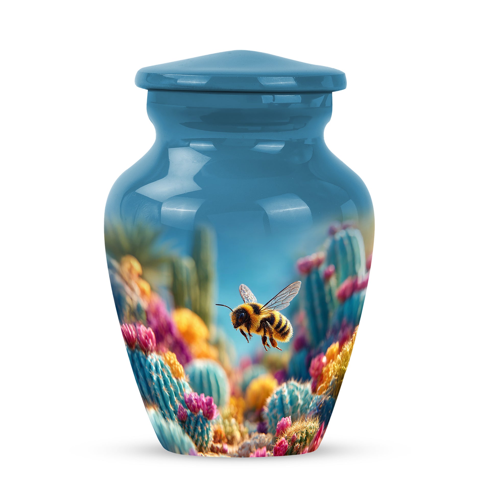 Blue Bee Cremation Urns - Imperial Tribute 10-inch, 200 cu in - Karyliz