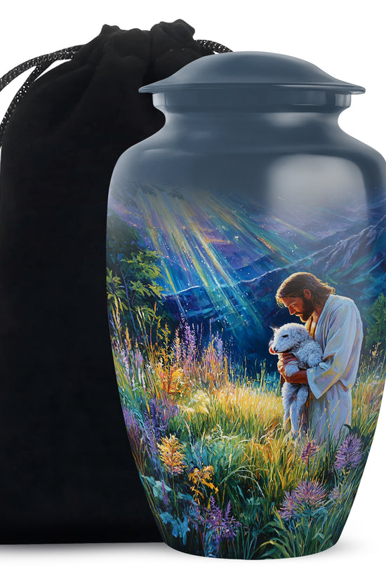 Jesus Memorial Urn - Beautiful Cremation Urn For Human Ashes