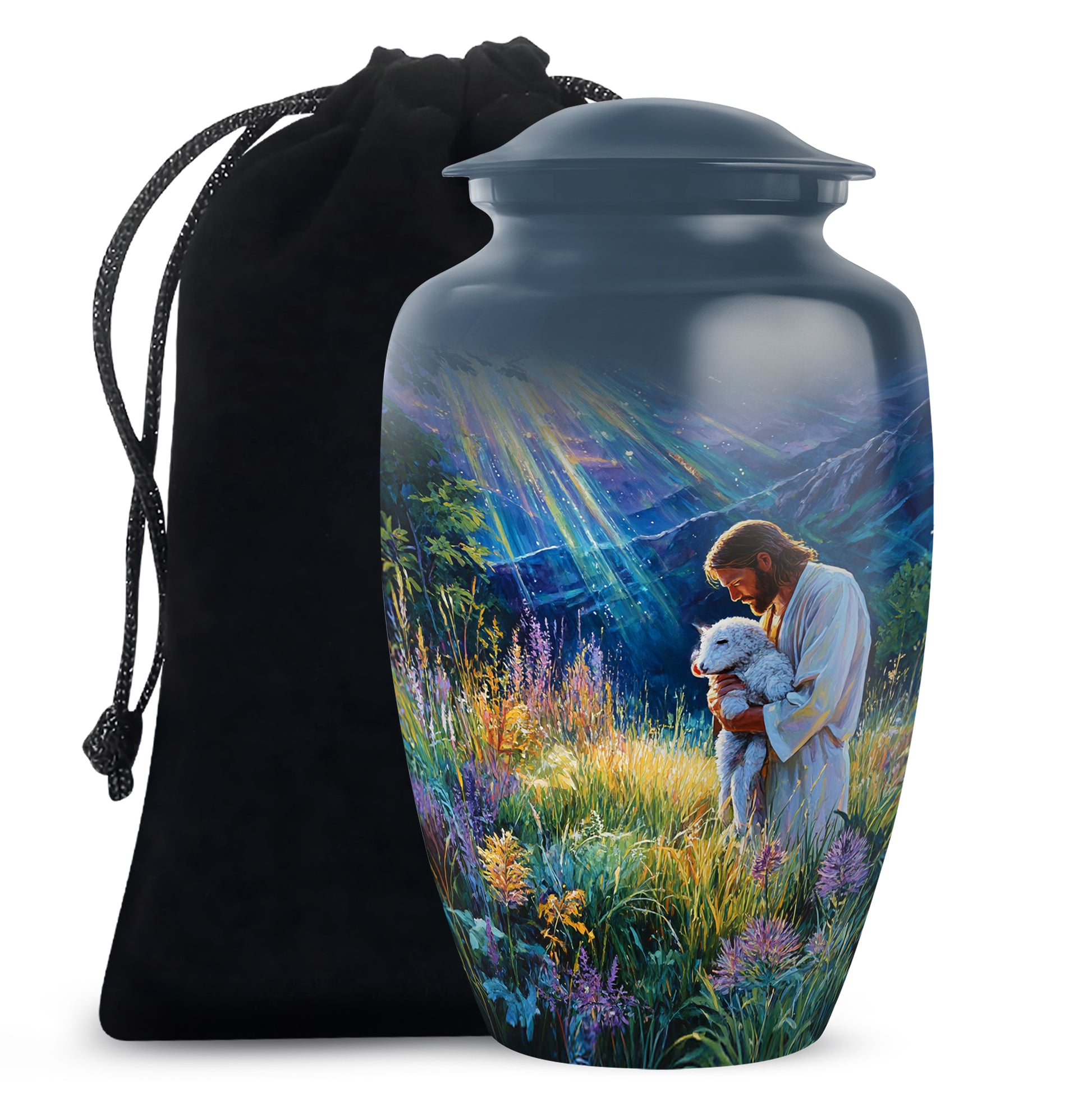 Jesus Memorial Urn - Beautiful Cremation Urn For Human Ashes