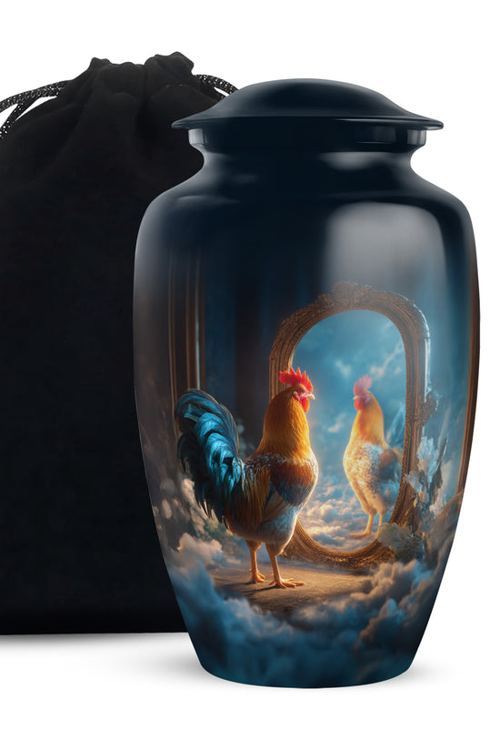 Hen Tribute Memorial Urn - Stylish Memorial Urn For Adult Ashes