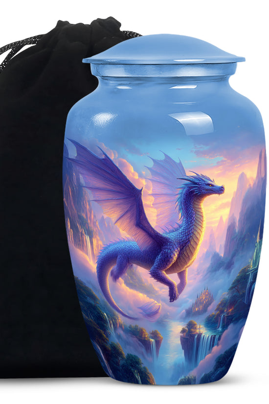 Artistic Dragon Funeral Urn - Unique Fantasy Cremation Urn For Adult Ashes