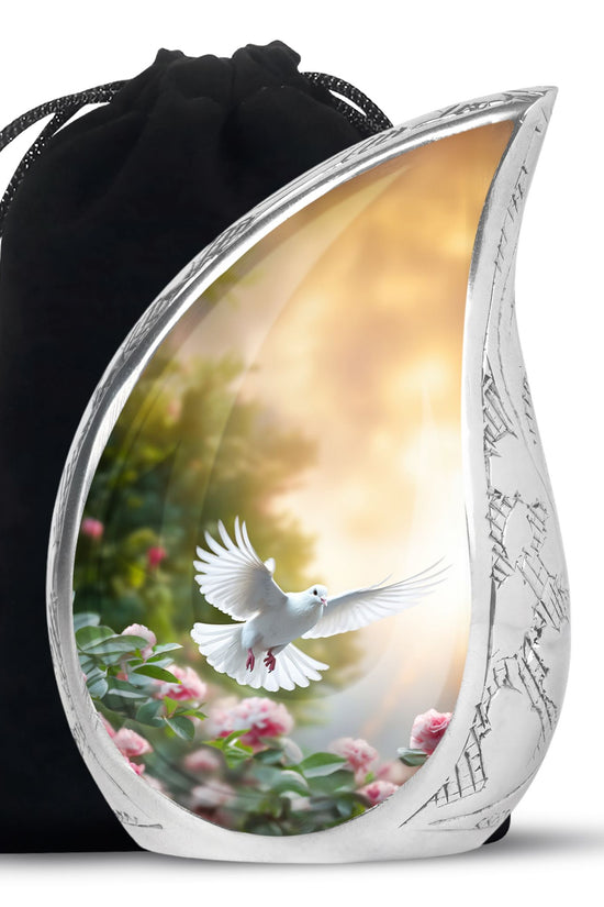 Dove Bird Memorial Urn For Ashes Beautiful Cremation Urn For Burial