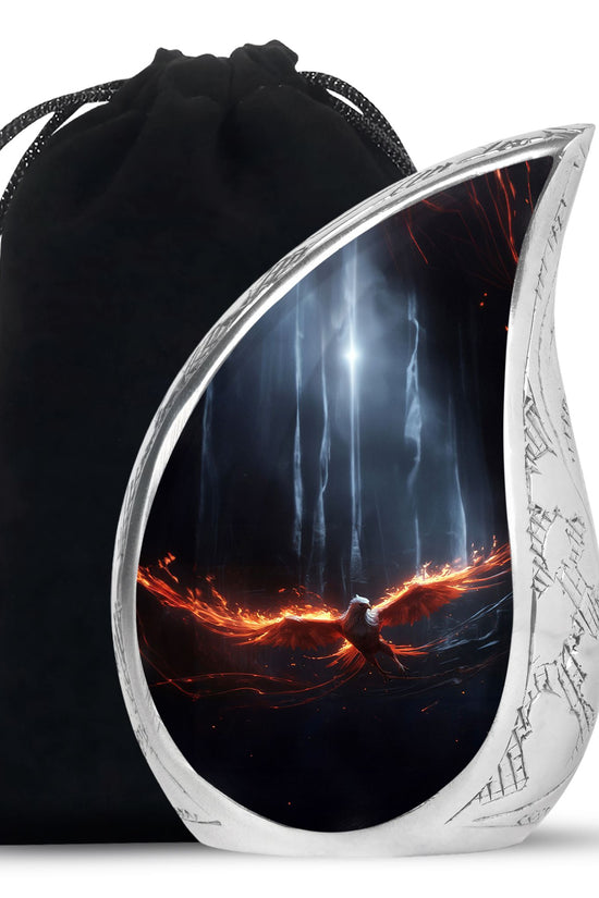 Phoenix Memorial Urn For Ashes - Cremation Urn For Male & Female