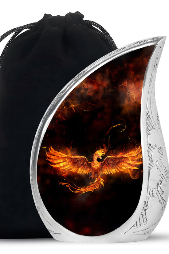 Phoenix Fire Memorial Urn - Spritual Cremation Urn For Loved Ones