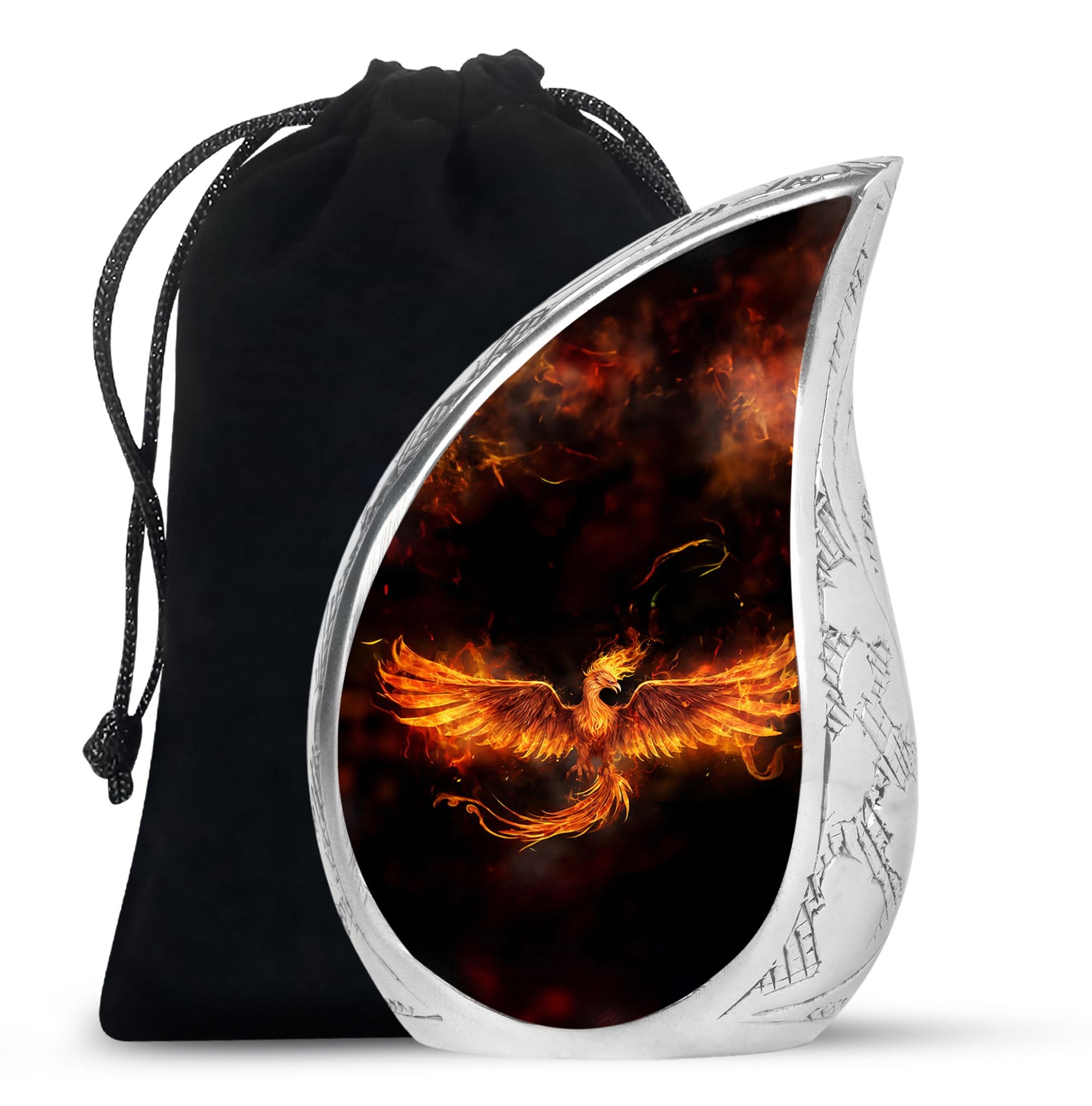 Phoenix Fire Memorial Urn - Spritual Cremation Urn For Loved Ones
