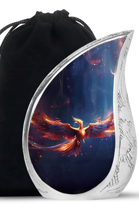 Fire Wing Phoenix Funeral Urn - Artistic Cremation Urn for Ashes