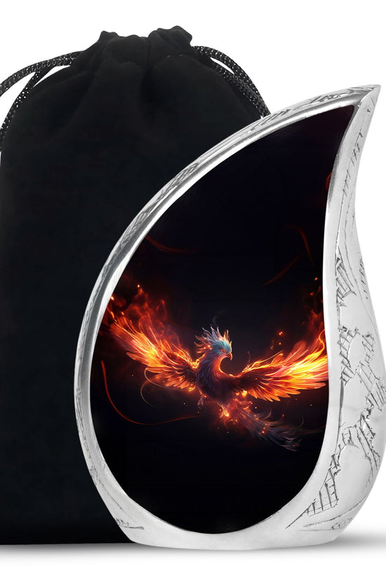 Dark Phoenix Memorial Urn - Unique Fantasy Urn For Ashes