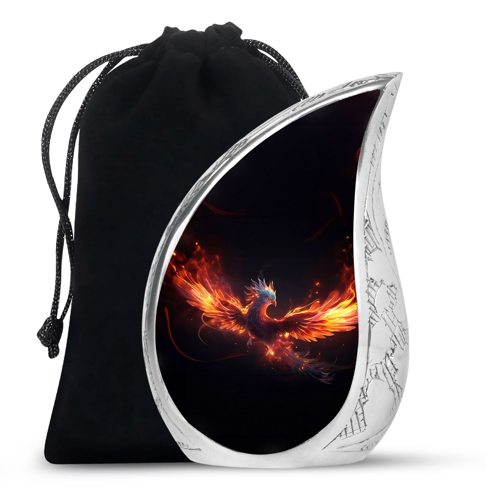 Dark Phoenix Memorial Urn - Unique Fantasy Urn For Ashes