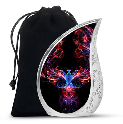 Fire Wing Phoenix Funeral Urn - Spiritual Cremation Urn for Ashes