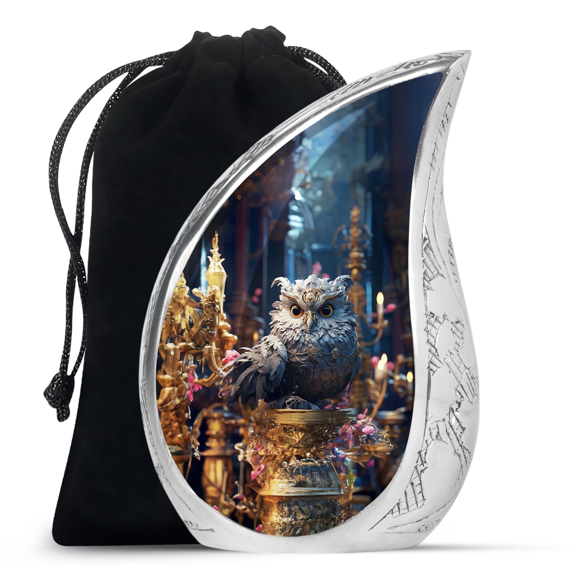 Owl Cremation Urn – Beautiful Memorial Urn For Human Ashes