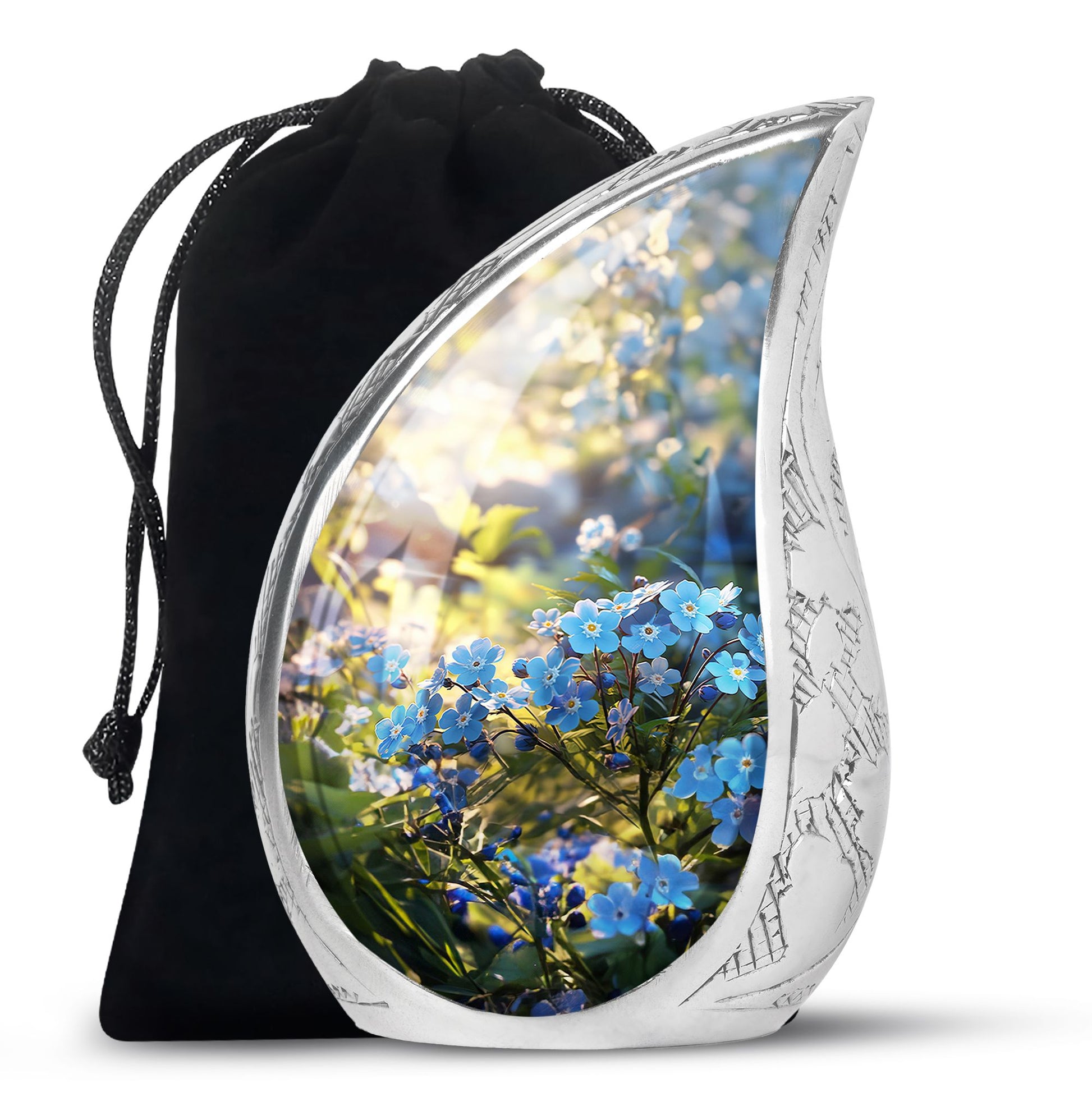 Scorpion Grass Cremation Urn - Stylish Funeral Urn For Female Ashes