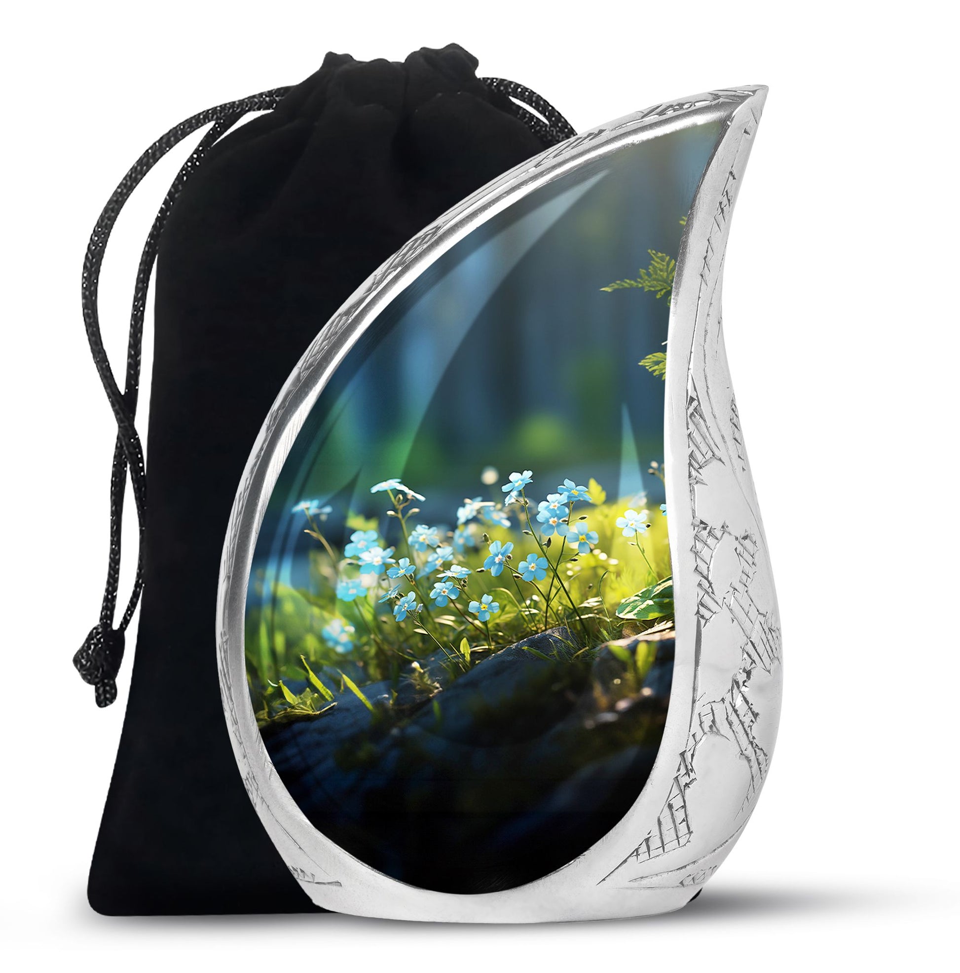 Scorpion Grass Human Cremation Urn - Elegant Memorial Funeral Urn